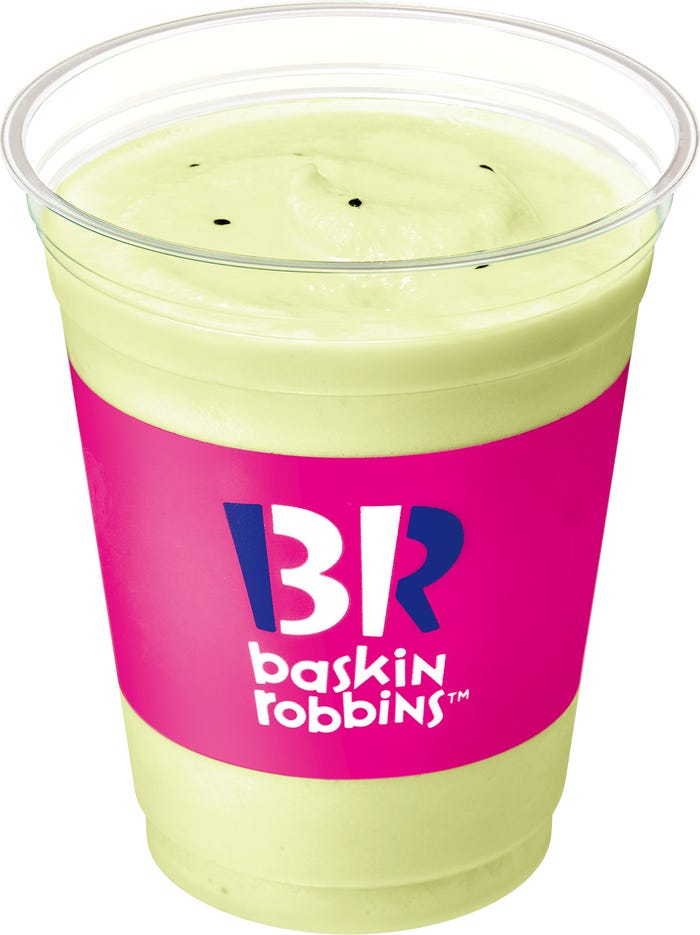 キウイ杏仁豆腐シェイク(提供写真)