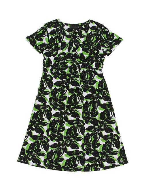 マットジャージボタニカルグリーンプリントワンピース「TALBOTS」12,960円（税込）／画像提供：TALBOTS