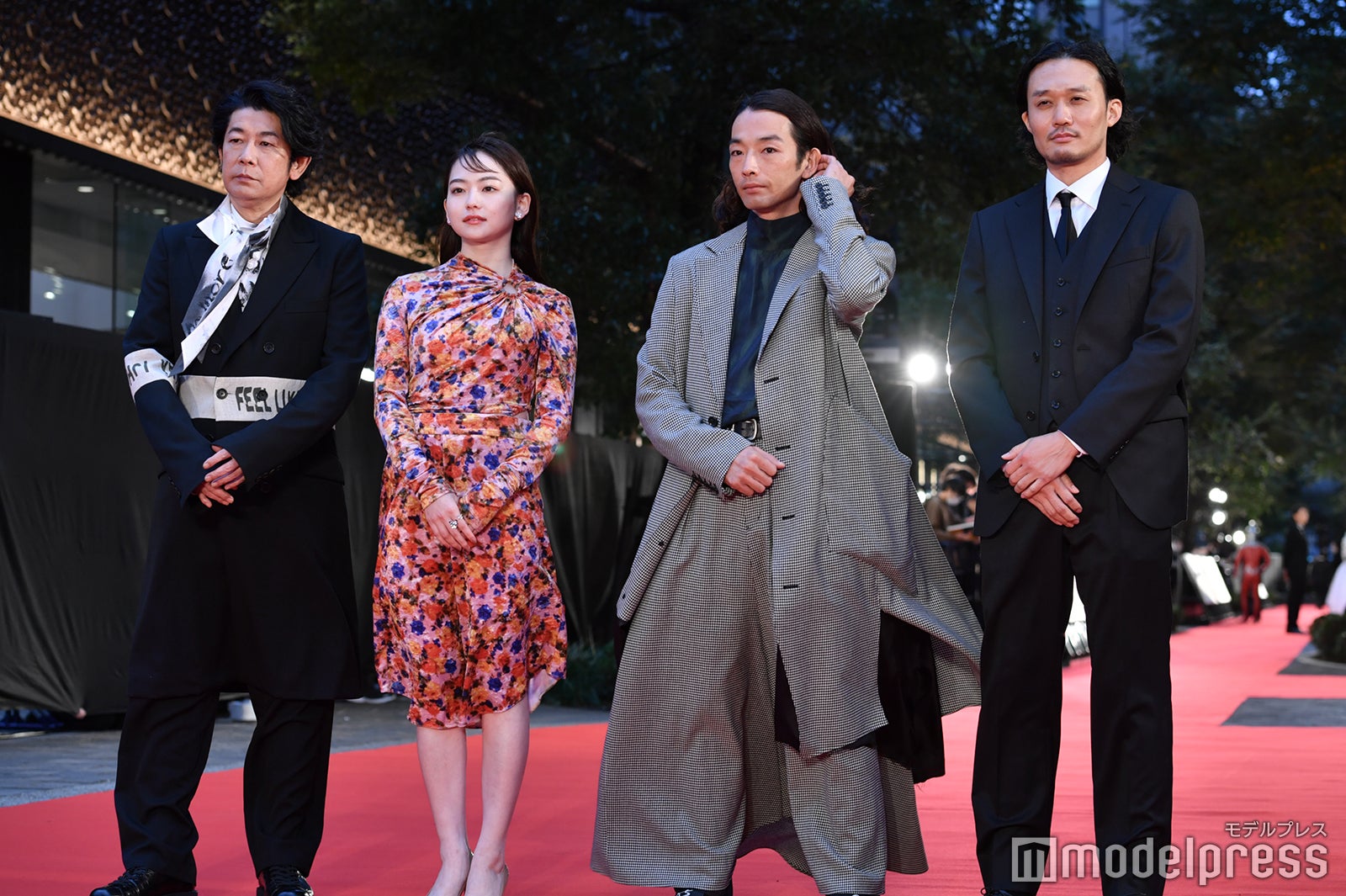 永瀬正敏、山田杏奈、森山未來、福永壮志監督（C）モデルプレス