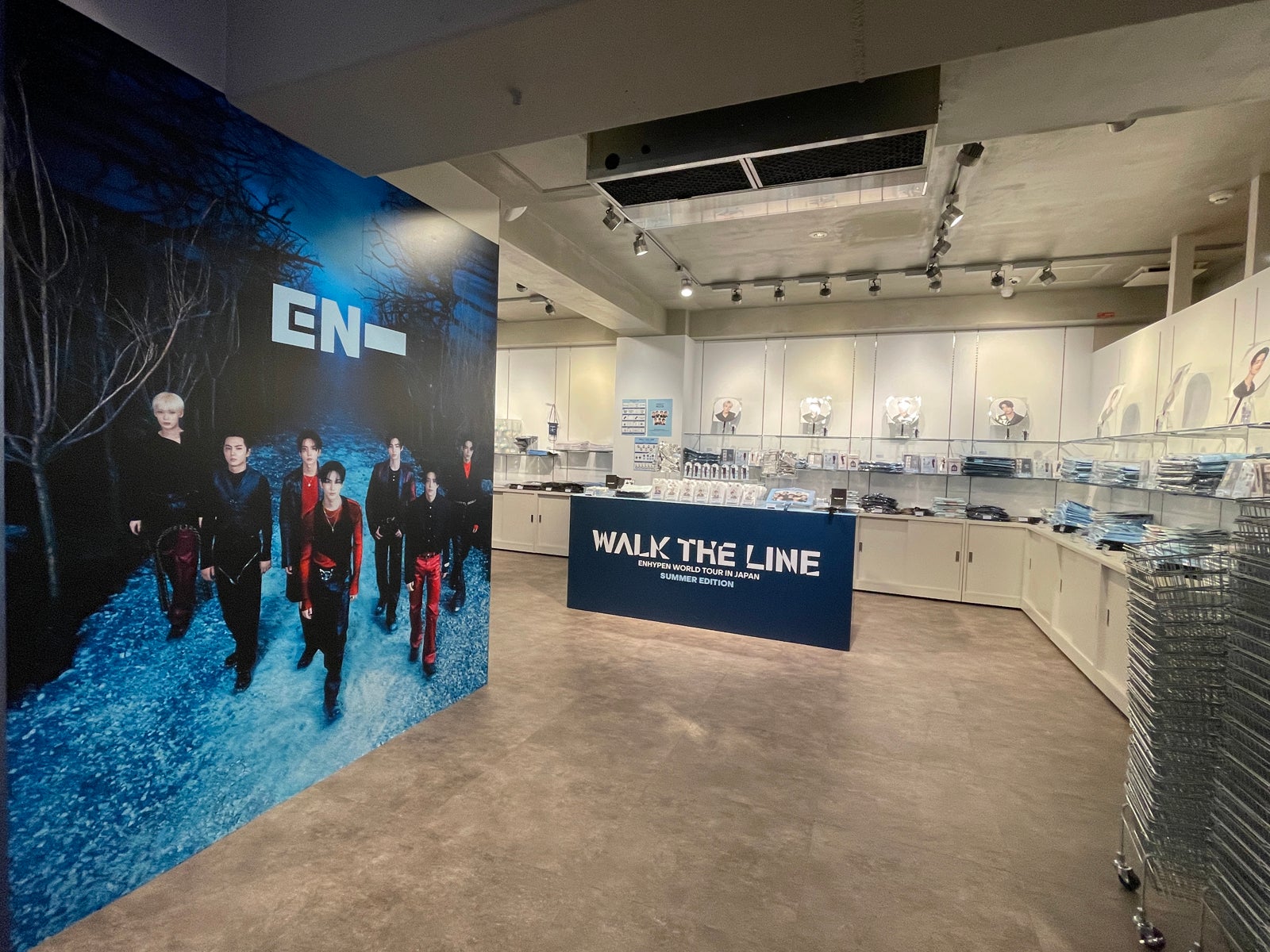 「ENHYPEN WORLD TOUR ‘WALK THE LINE’ IN JAPAN -SUMMER EDITION- POP UP STORE」（P）&（C） BELIFT LAB Inc.