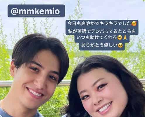 渡辺直美、NYでkemioと2ショット「いつも助けてくれる」
