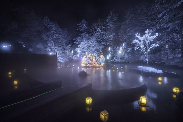 露天風呂「浮湯」(提供写真)