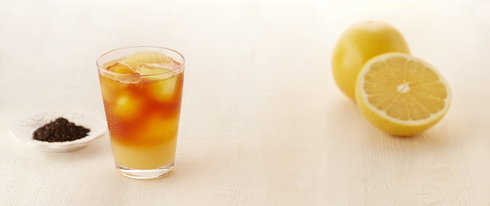 「＆TEA グレープフルーツセパレートティー」 ／画像提供：タリーズコーヒージャパン株式会社