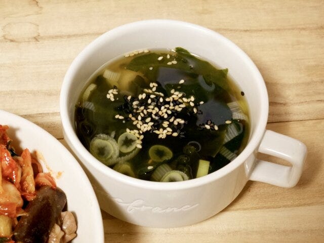 わかめスープ レシピ 完成 わかめスープ レシピ 完成
