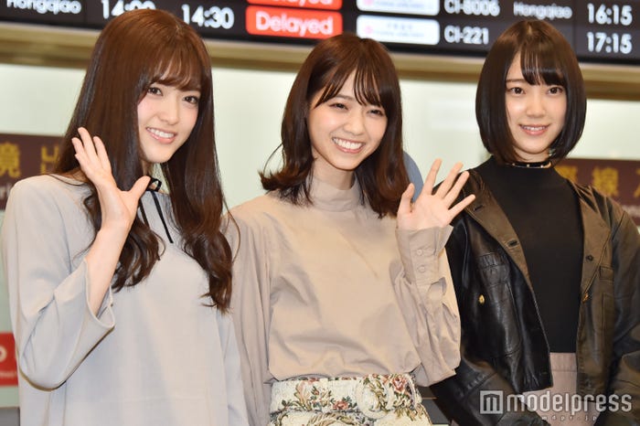 左から:松村沙友理、西野七瀬、堀未央奈(C)モデルプレス