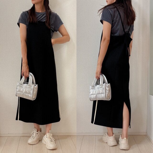 キャミワンピのインナーにも活躍 キャミワンピのインナーにも活躍