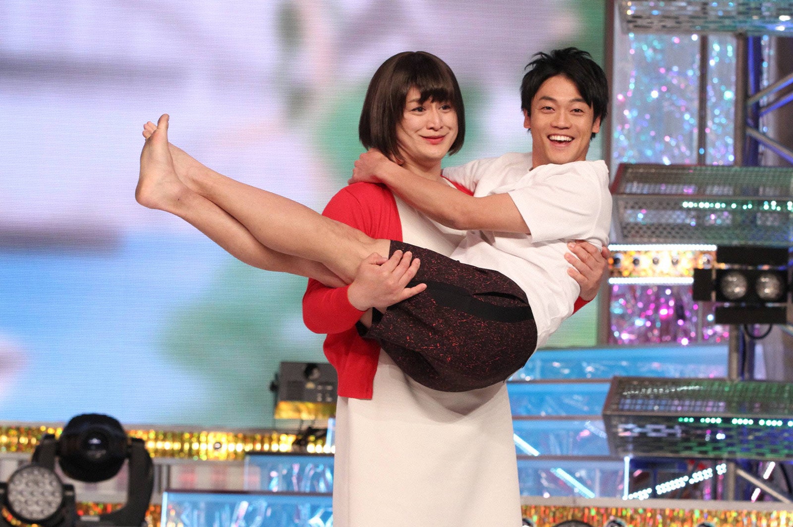 ガリットチュウ・福島善成、おばたのお兄さん （C）フジテレビ