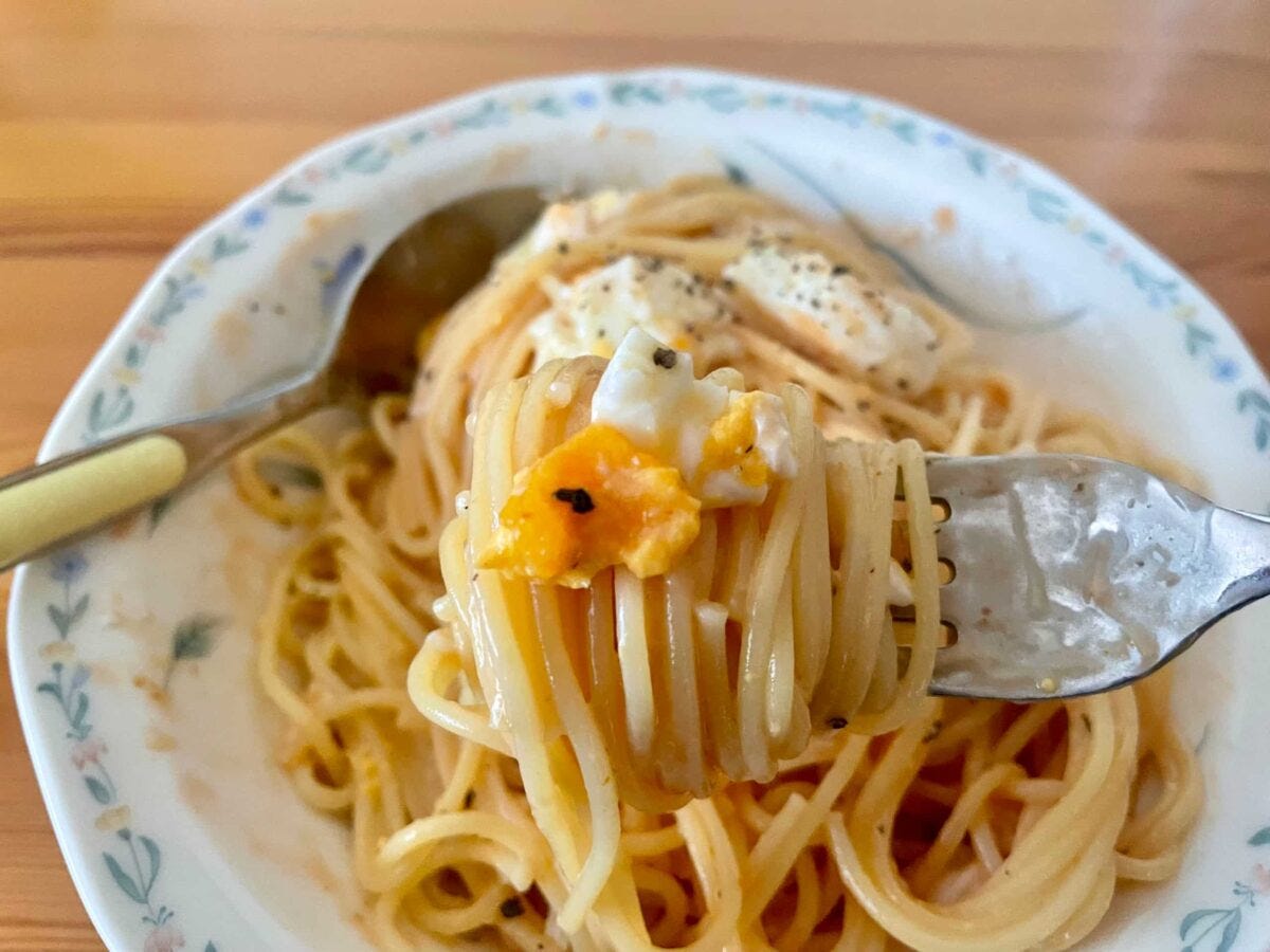 レンチンパスタ