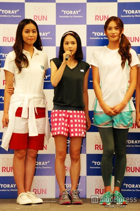 (左から)TGRの大見謝葉月、横地尚子、大木美佳