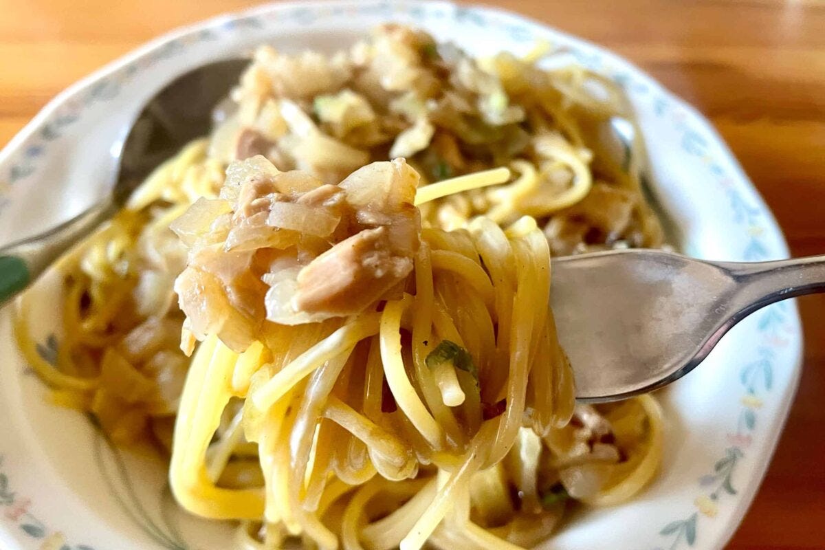 簡単ツナパスタ