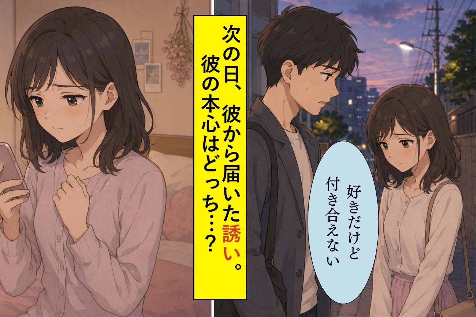 「好きだけど付き合えない」と言った彼が、翌日私の好きな店を予約していた話