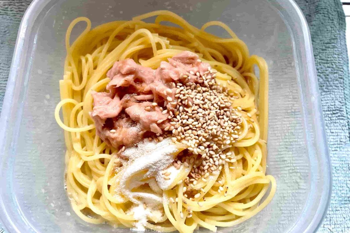 こくうまバタぽんパスタ