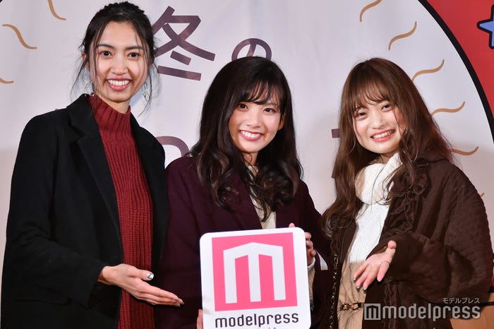 清水彩未さん、葛川奈美さん、森下花音さん (C)モデルプレス