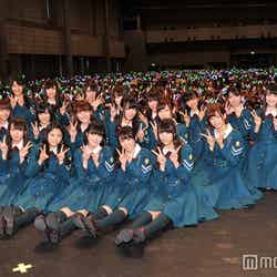 欅坂46、初の全国握手会でファン1万人動員　HKT48の記録更新は「乃木坂46さんのおかげ」（C）モデルプレス