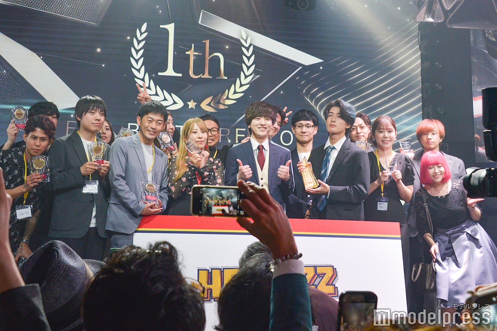 受賞された皆さん（C）モデルプレス