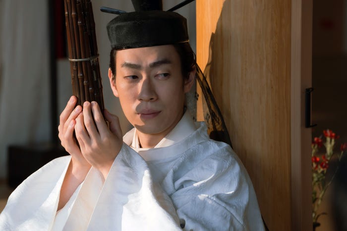 坂東巳之助「光る君へ」第1話より(C)NHK