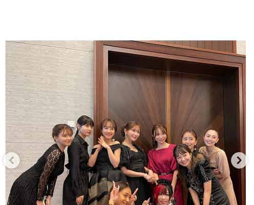 くみっきー、結婚式にみずきてぃ・おかりえ・みちょぱら「Popteen」OG集結「豪華すぎる」「青春」の声