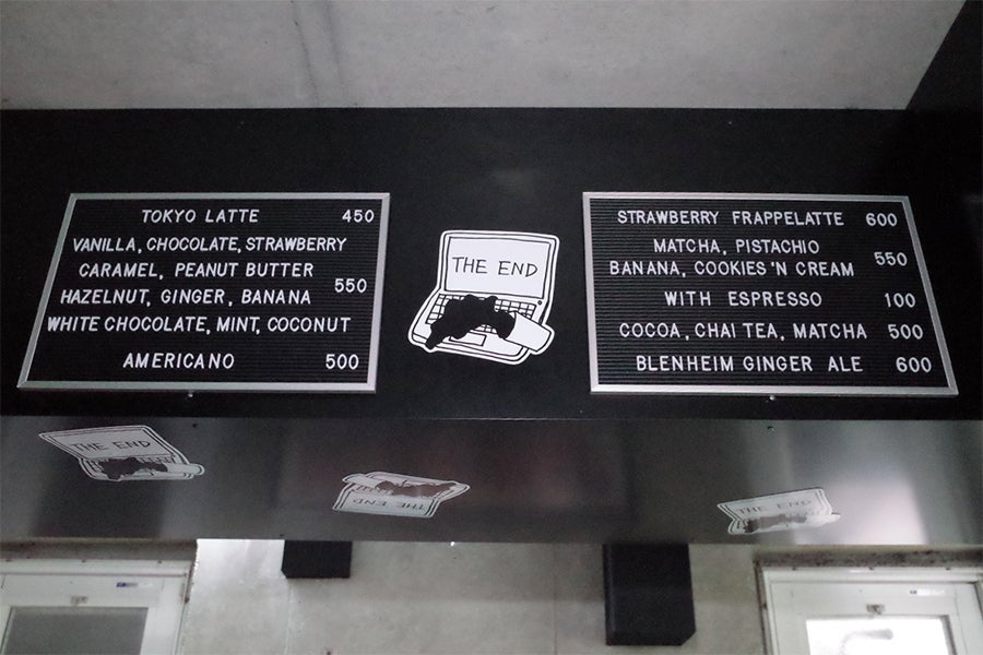 THE LATTE TOKYO メニュー