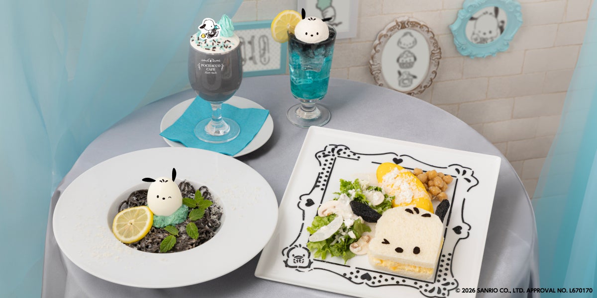 POCHACCO CAFE（C）2026 SANRIO CO., LTD. APPROVAL NO. L670170