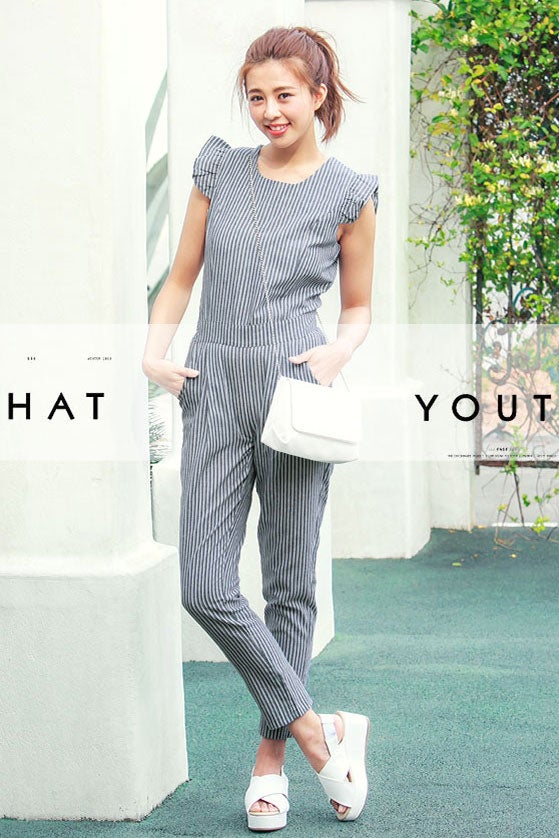 肩フリルオールインワン「神戸レタス」2990円（税込）／画像提供：神戸レタス