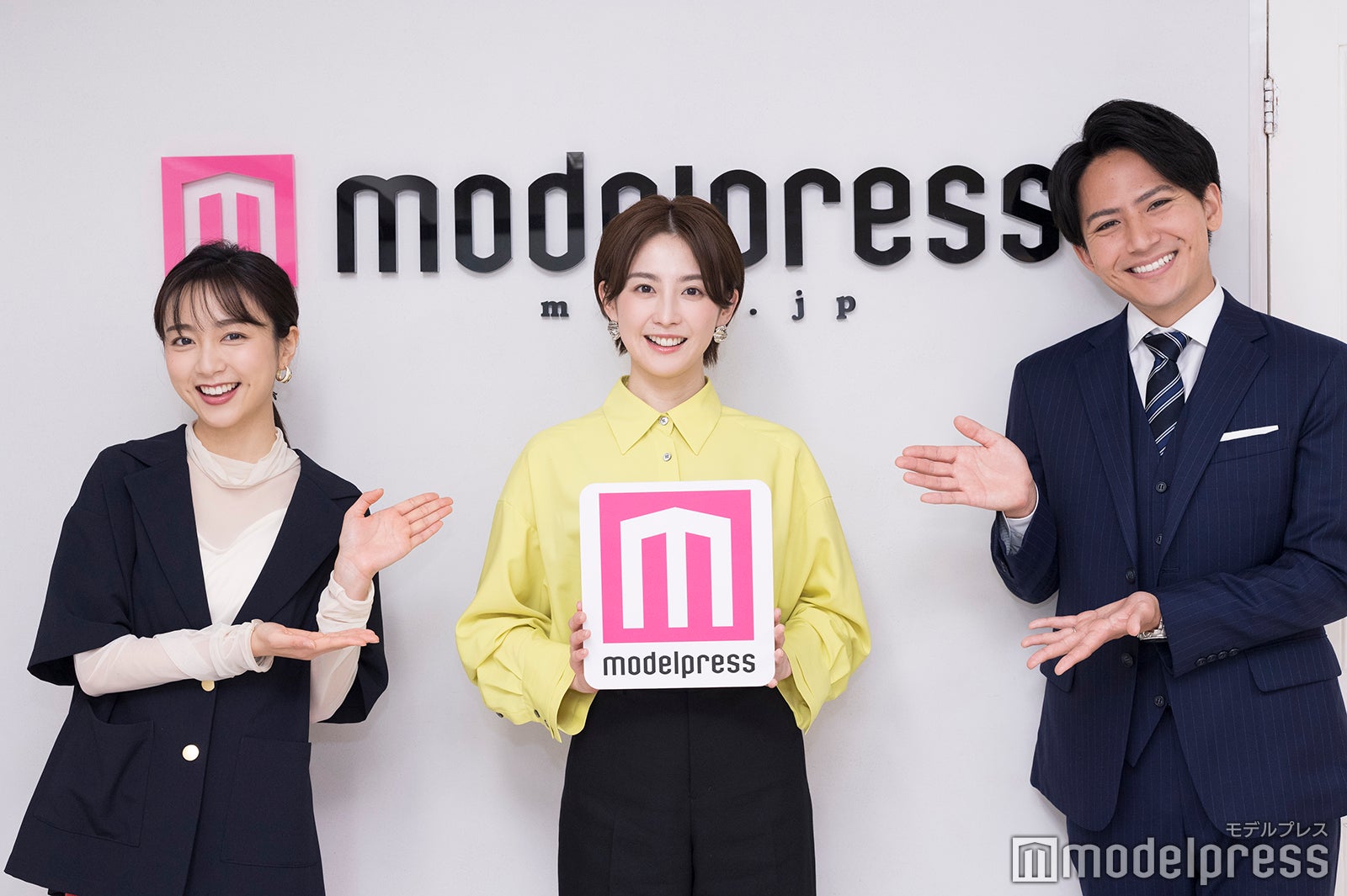 佐久間みなみアナ、宮司愛海アナ、安宅晃樹アナ （C）モデルプレス