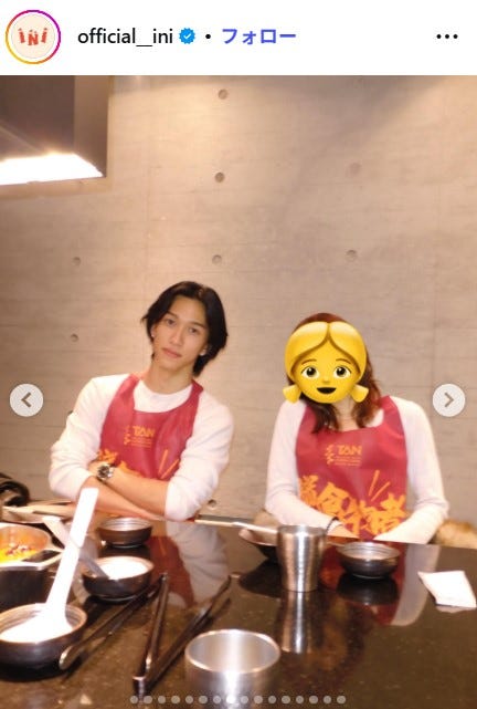 池崎理人/INI公式Instagramより