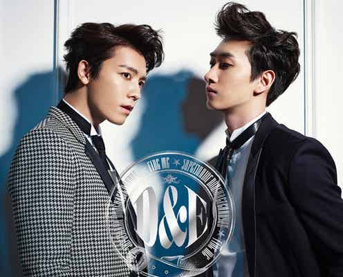 SUPER JUNIORドンヘ&ウニョク、スタイリッシュなスーツ姿でイメージ一新