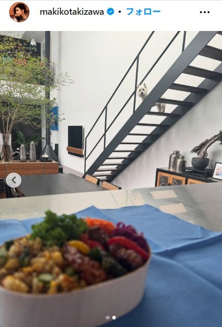 滝沢眞規子Instagramより