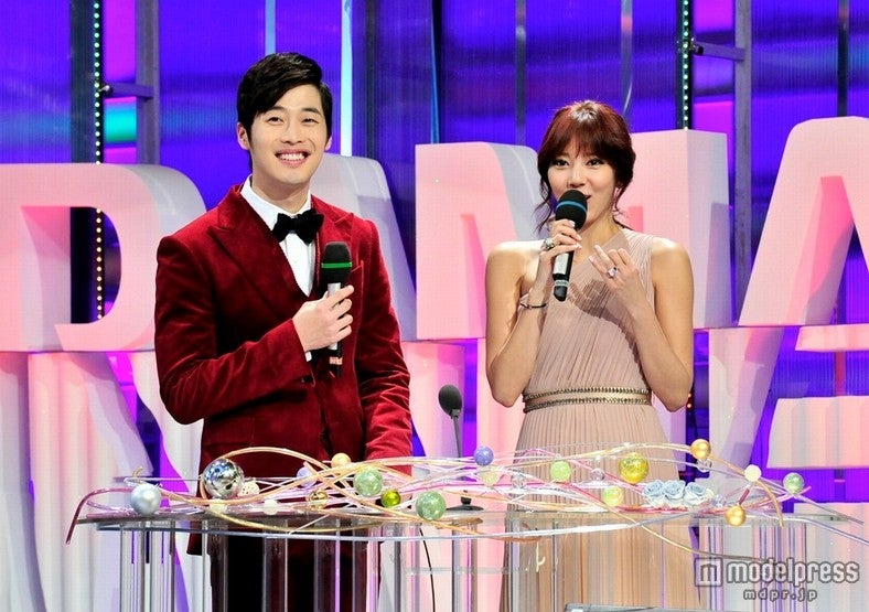 MCをつとめたキム・ジェウォン、ソン・ダムビ／画像提供：MBC
