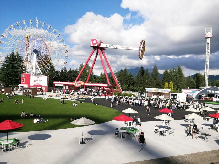 以前はラグーンだった場所が「セントラルパーク」となり行き来もしやすくなりました