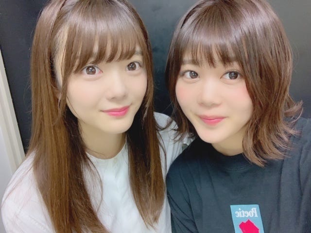 田村保乃、尾関梨香/尾関梨香オフィシャルブログより