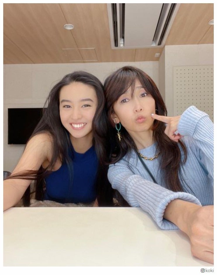 工藤静香＆Koki,、顔寄せ合い“密着”美人母娘ショット披露