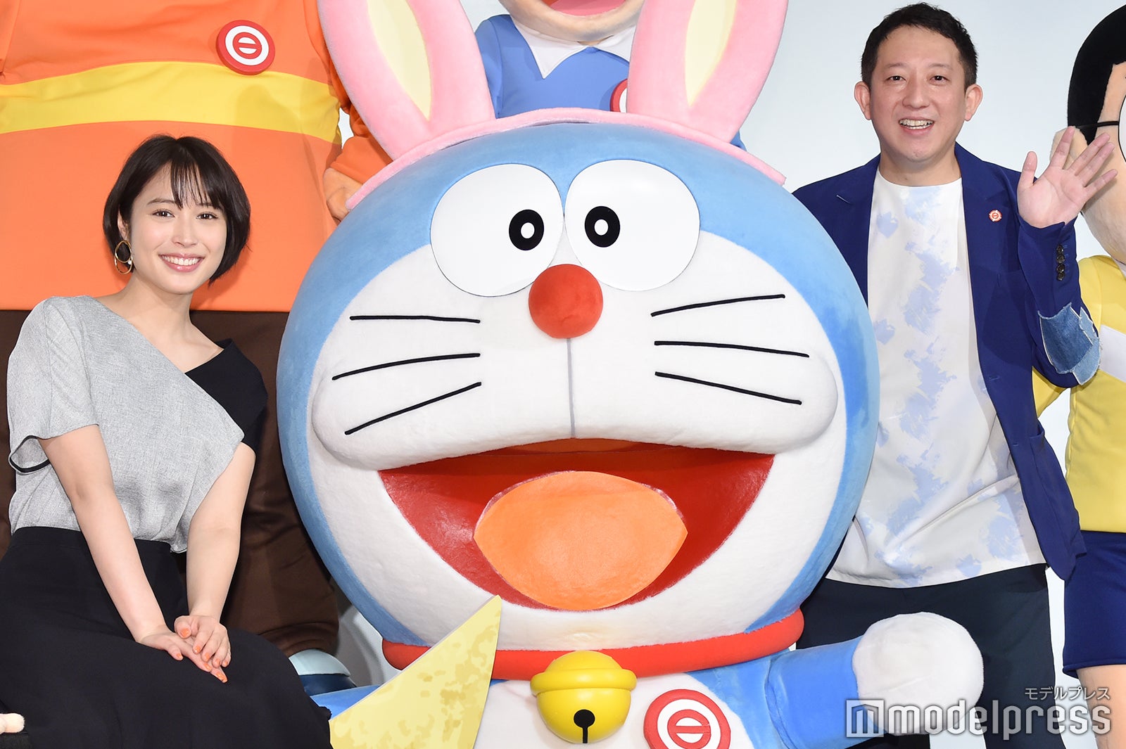 広瀬アリス、ドラえもん、高橋茂雄 （C）モデルプレス