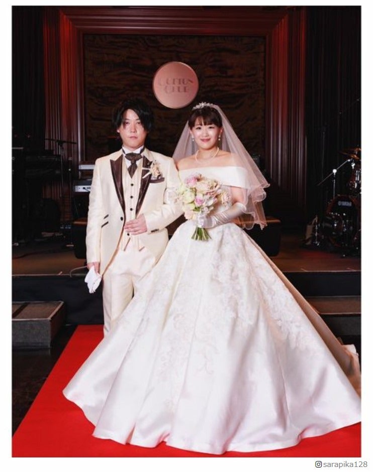 モノマネタレント・沙羅＆たむたむ、挙式を報告「人生さいごの走馬灯はこんな感じかな」