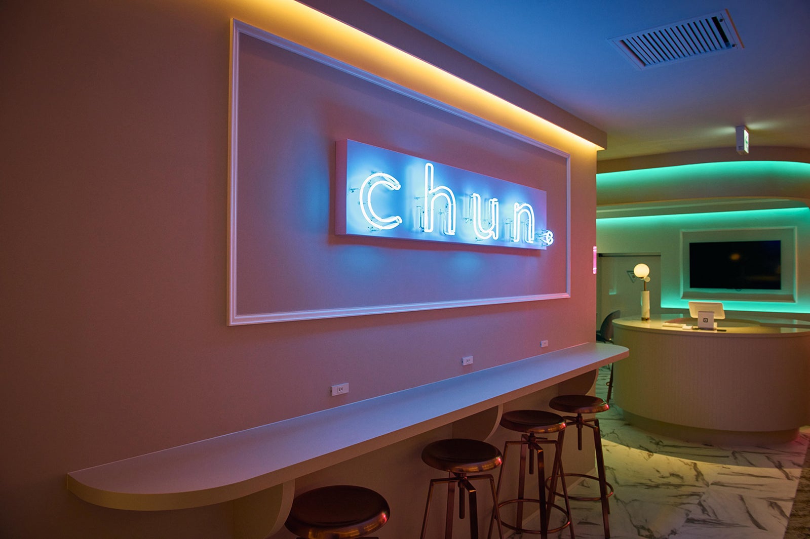 麻雀カフェ「chun.」内観（提供写真）