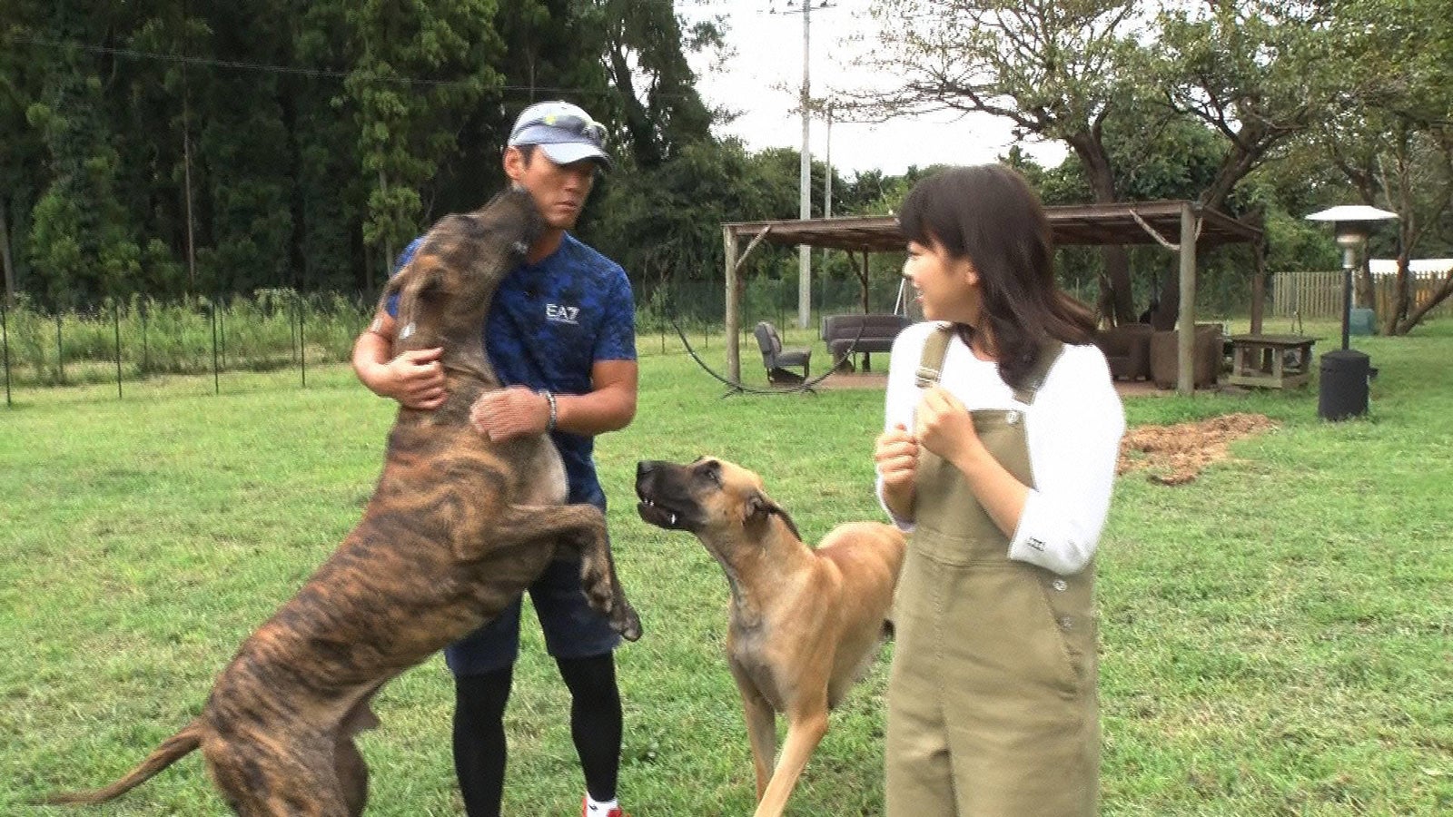 長嶋一茂、杉原千尋アナウンサー （C）フジテレビ
