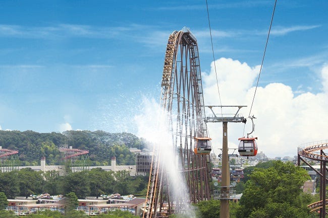 よみうりランド「スプラッシュバンデット2021」大量の水がかかる“爽快MAX”夏バージョン運行