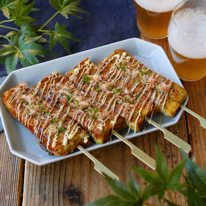 パンの耳で お好み焼き串 モデルプレス