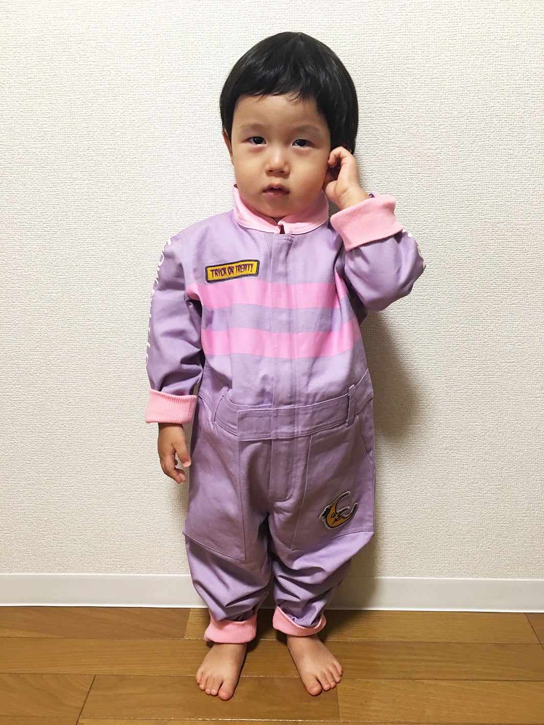 【仲里依紗×JACK-O-LAND】KIDSジャンプスーツ／プリンセスロリポップピンク