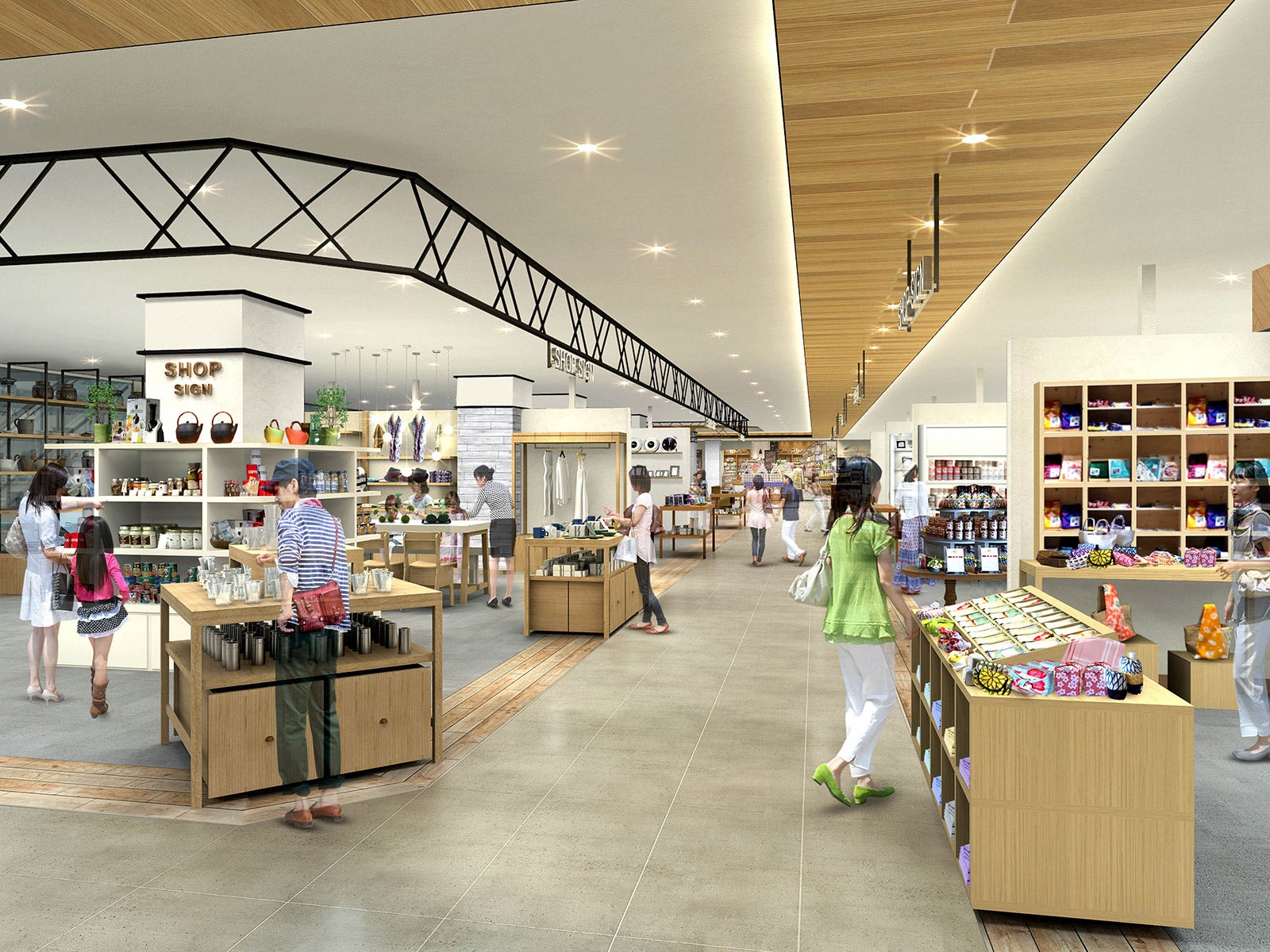 施設内イメージ／画像提供：株式会社　三越伊勢丹ホールディングス