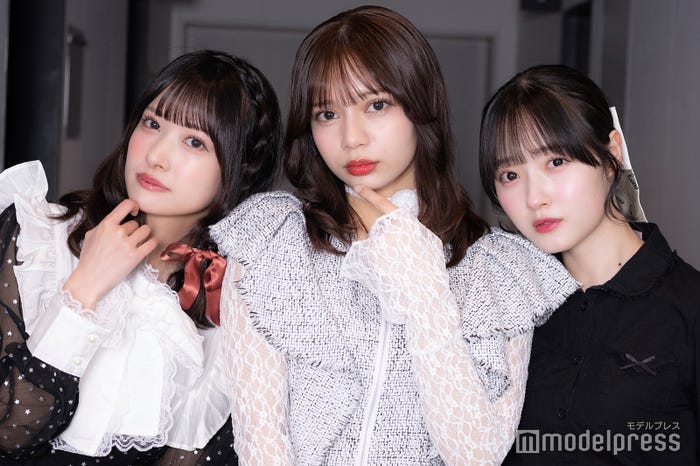 庄司なぎさ/SWEET STEADY、南なつ/CANDY TUNE、川本笑瑠/CUTIE STREET(C)モデルプレス