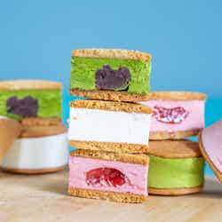 ヨーグルトバターサンドプレーン、いちご、抹茶 480円〜/提供画像