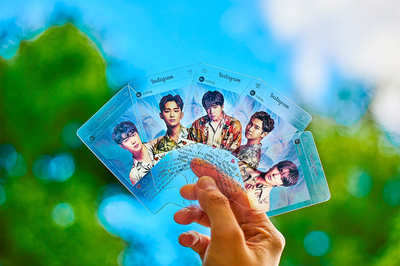 ソルビンオリジナルFTISLANDクリアカード／画像提供：ソルビン