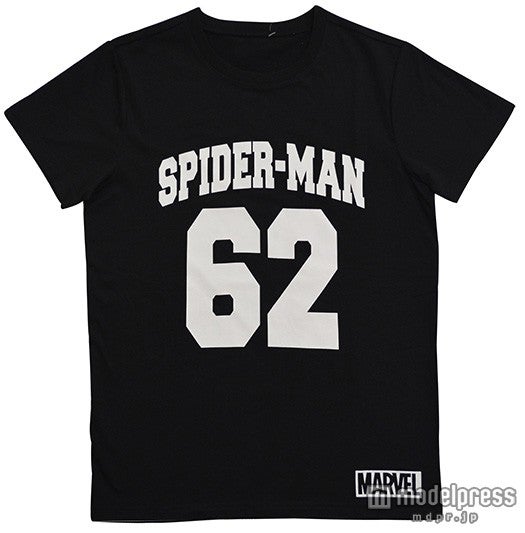 スパイダーマン、ロゴTシャツ（黒）（税抜き￥1500）（C）Marvel2015