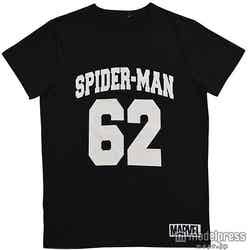 スパイダーマン、ロゴTシャツ（黒）（税抜き￥1500）（C）Marvel2015