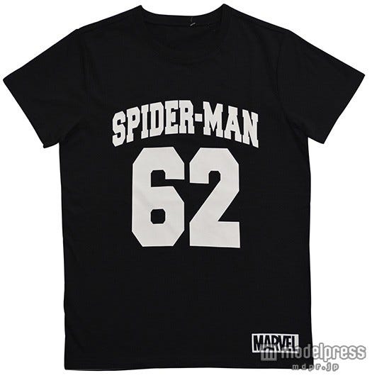 スパイダーマン、ロゴTシャツ(黒)(税抜き¥1500)(C)Marvel2015
