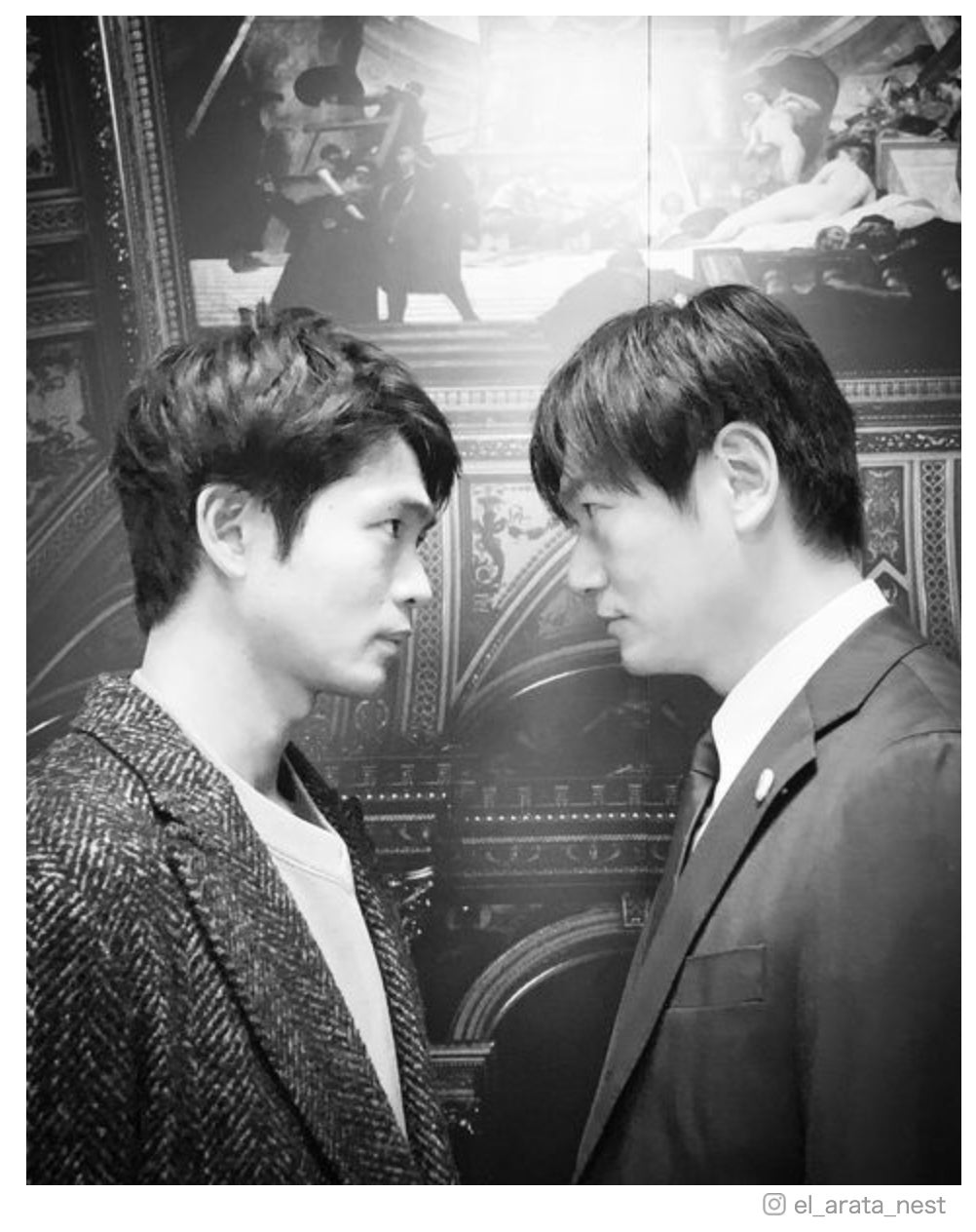 井浦新＆松下洸平「最愛」未公開オフショット披露「最高」「大好きな2人」と反響