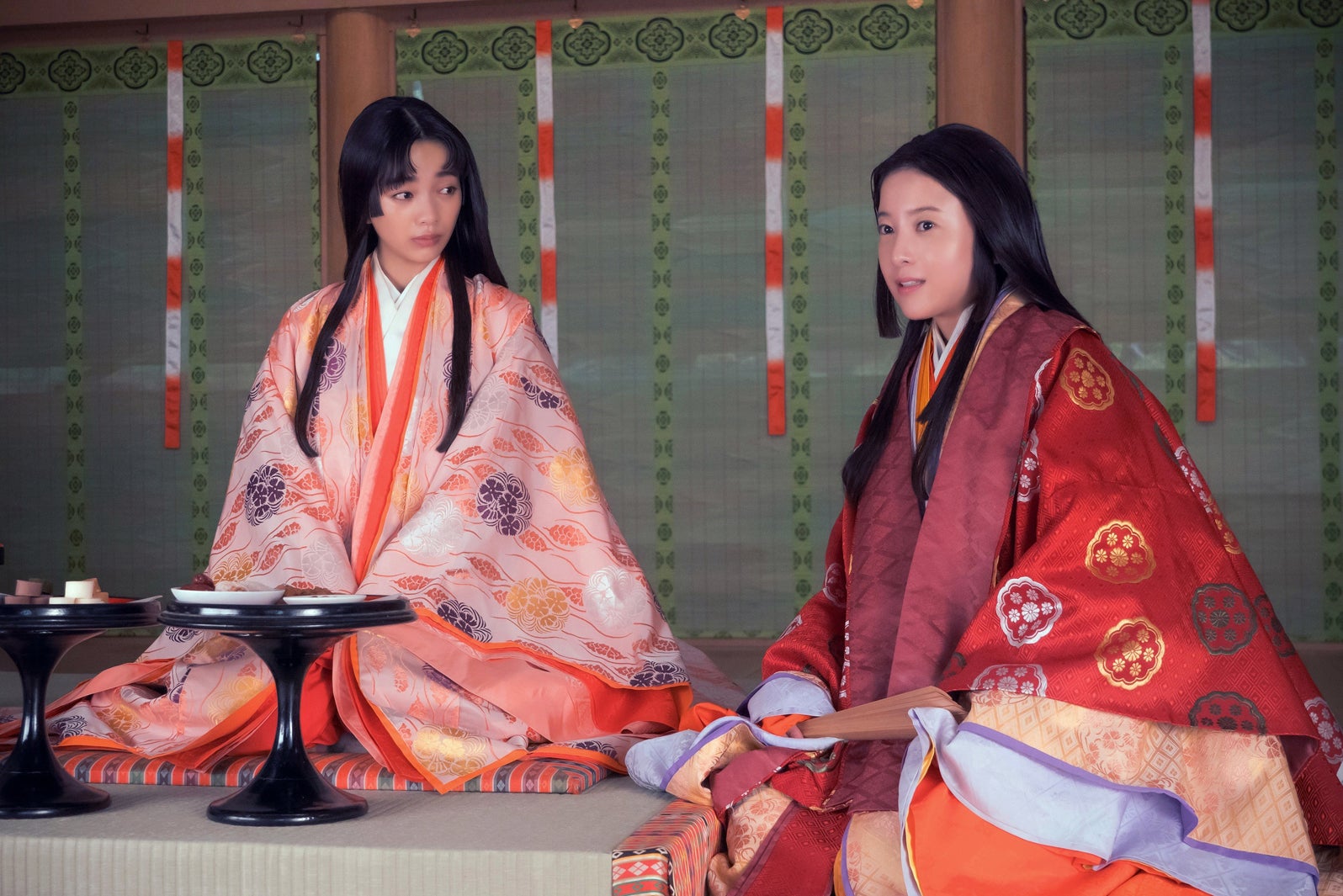 見上愛、吉高由里子「光る君へ」第34話（C）NHK