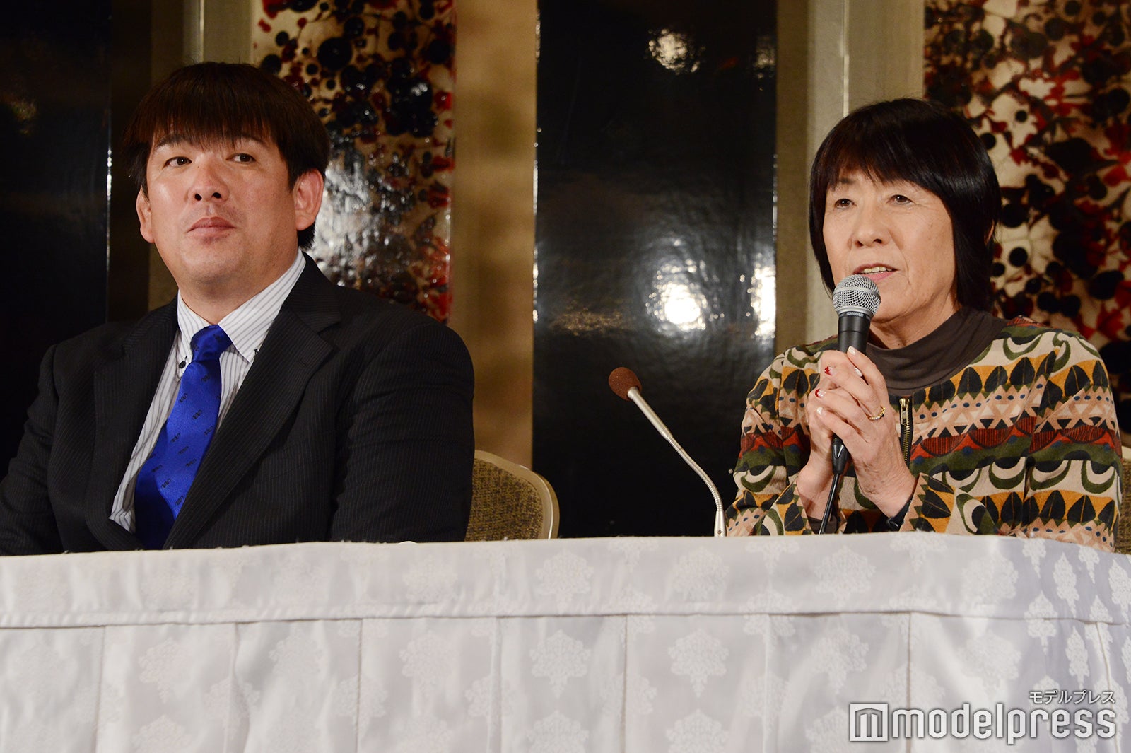 吉田沙保里の兄・栄利さん、母・幸代さん （C）モデルプレス