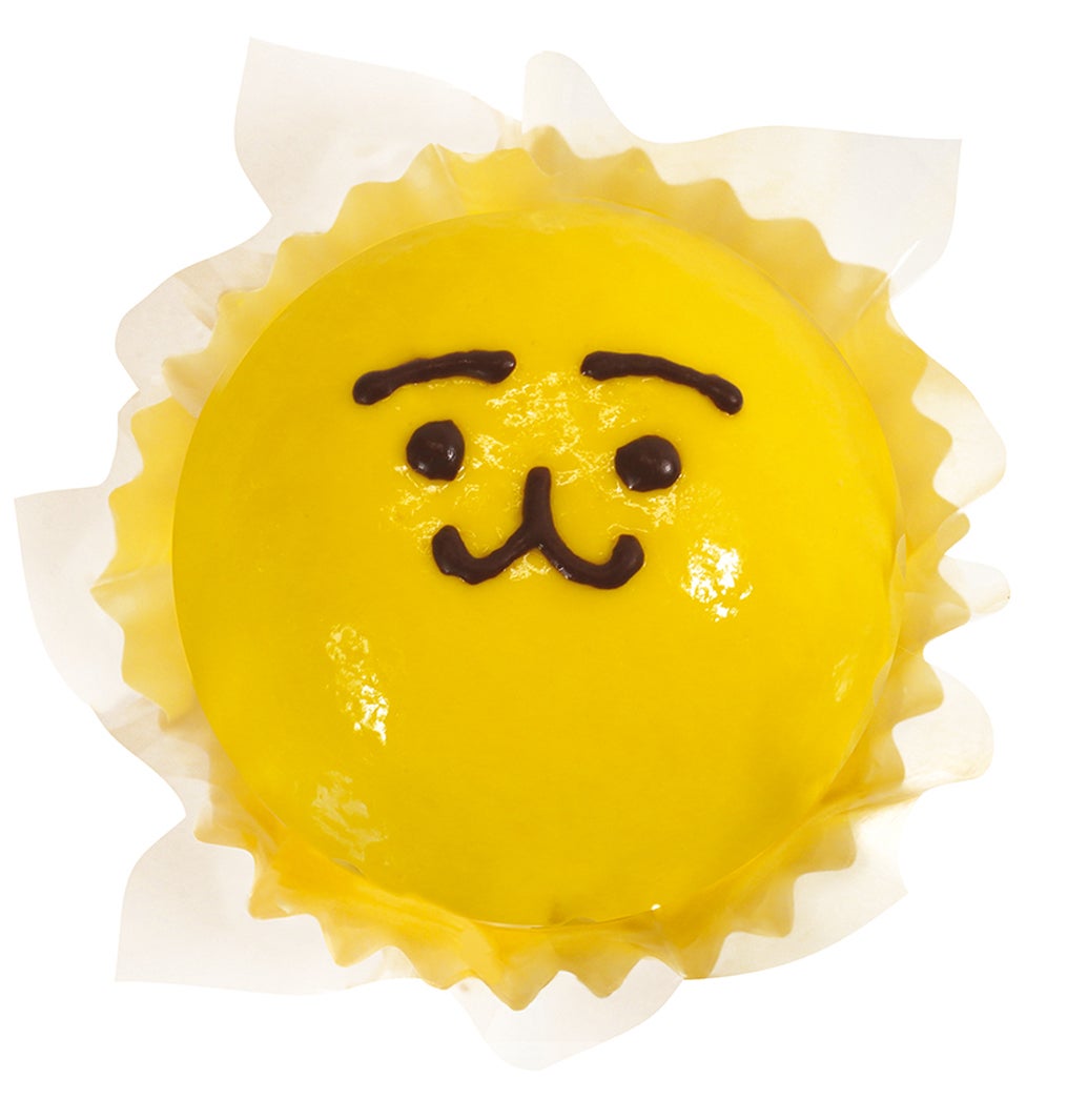 えもじの子（コラボ） スン眉ケーキ／提供画像